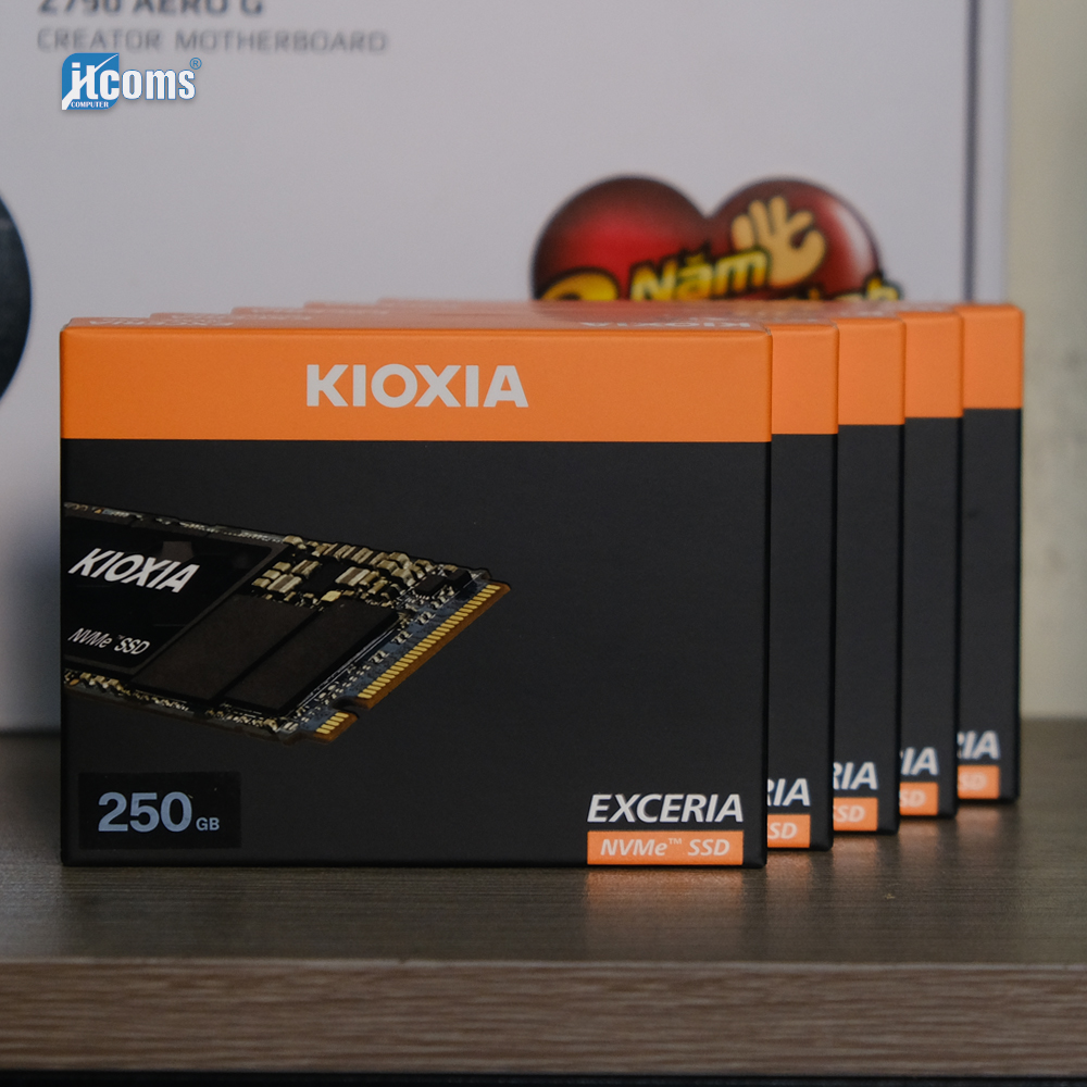 Ổ cứng SSD KIOXIA BiCS FLASH 250GB M.2 NVMe (LRC10Z250GG8)